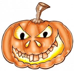 halloween pumpkin design cartoon