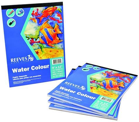 Reeves 9 x 12 Water Color Pad - 90lb/35 sheets