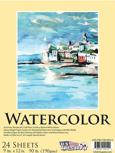 us-art-supply-extra-heavy-water-color-pad best watercolor paper