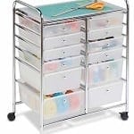 honey-can-do-12-drawer-chrome-studio-organiser-cart