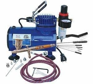 Paasche-TG-100D-Gravity-Feed-Airbrush-&-Compressor-Package