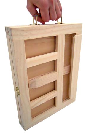 portable wooden solobela artists table top easels image