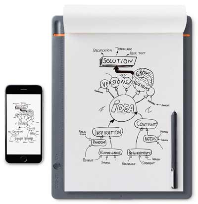 wacom bamboo slate smartpad digital writing sketching