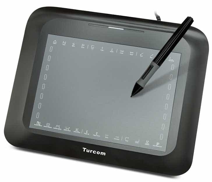 Turcom 8" x 6" art graphics drawing tablet