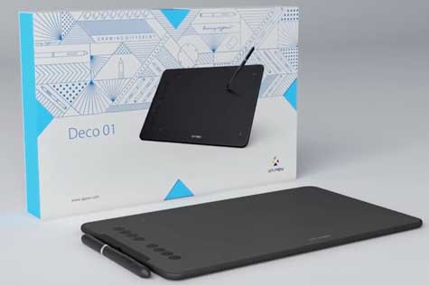 Digital Drawing Tablet Review - XP-Pen Deco 01 -