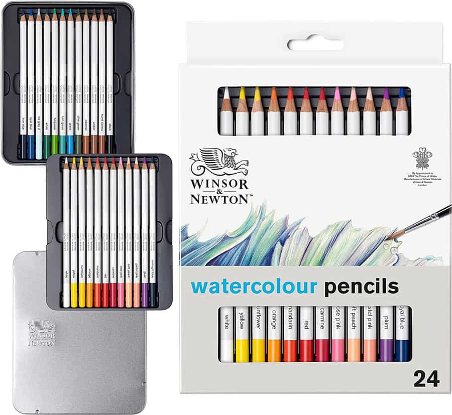 WINDSOR AND NEWTON WATERCOLOUR PENCILS